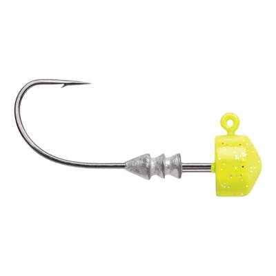 VMC Ned Rig Jig Chartreuse | Green Pumpkin