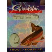 Gamakatsu Forellenhaken 3610N Gr. 4 200cm