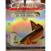 Gamakatsu 3610N Teighaken Gr.6  100cm