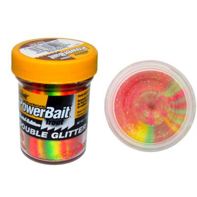 Berkley Powerbait Double Glitter Twist Syel/SGrn/Red