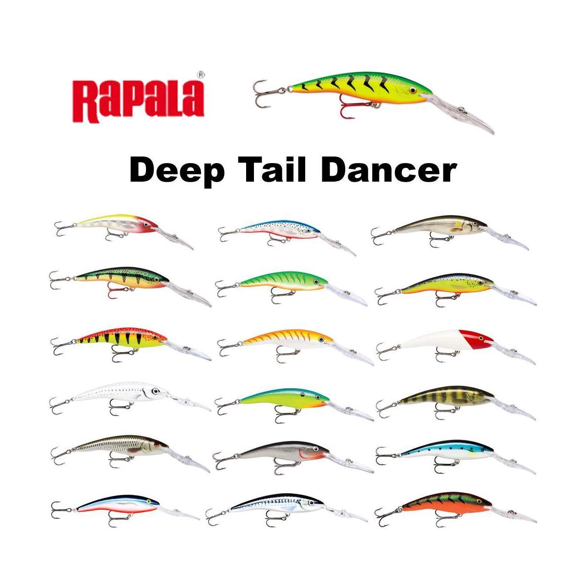Rapala Deep Tail Dancer TDD09 / Clown Flash