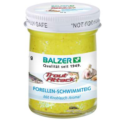 Balzer Trout Attack Forellenteig Garlic gelb