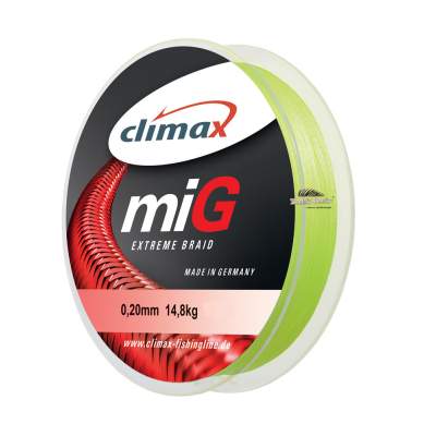 Climax miG extreme neongelb 0,12mm 10m (Wunschlänge)