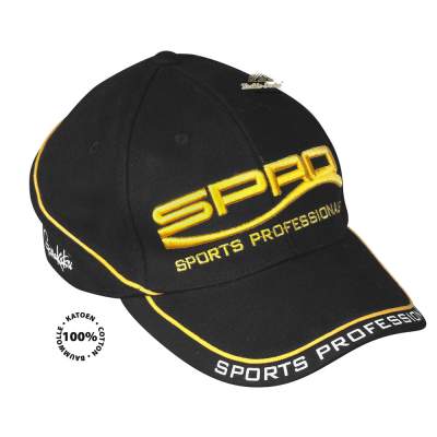 Spro Team Cap schwarz/gelb