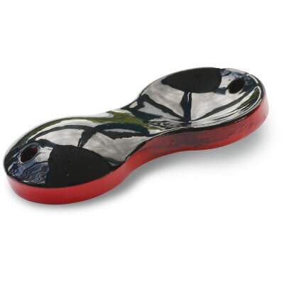 Flatty Teaser Bleifrei 80g rot/schwarz metallic