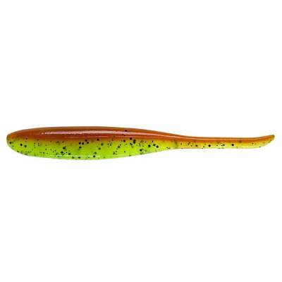 Keitech Shad Impact 3" Motoroil / Chartreuse