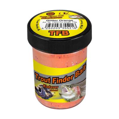 FTM Trout Finder Bait Kadaver glitter orange sinkend