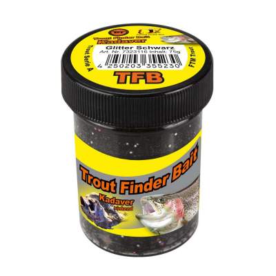 FTM Trout Finder Bait Kadaver glitter schwarz sinkend