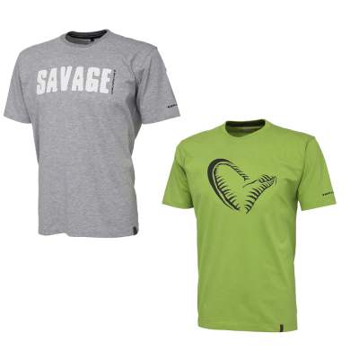 Savage Gear T-Shirt Simply Savage Tee, hellgrau Gr. XL