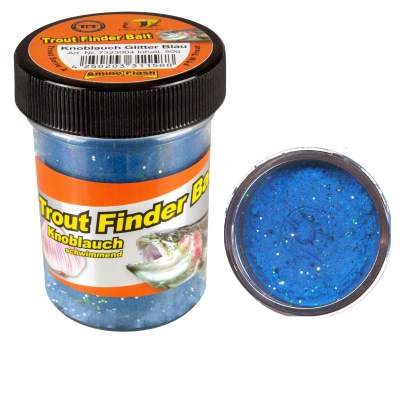 FTM Trout Finder Bait schwimmend Knoblauch glitter blau