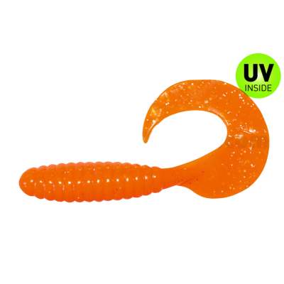 Relax Twister 2,5" 6cm orange glitter 026
