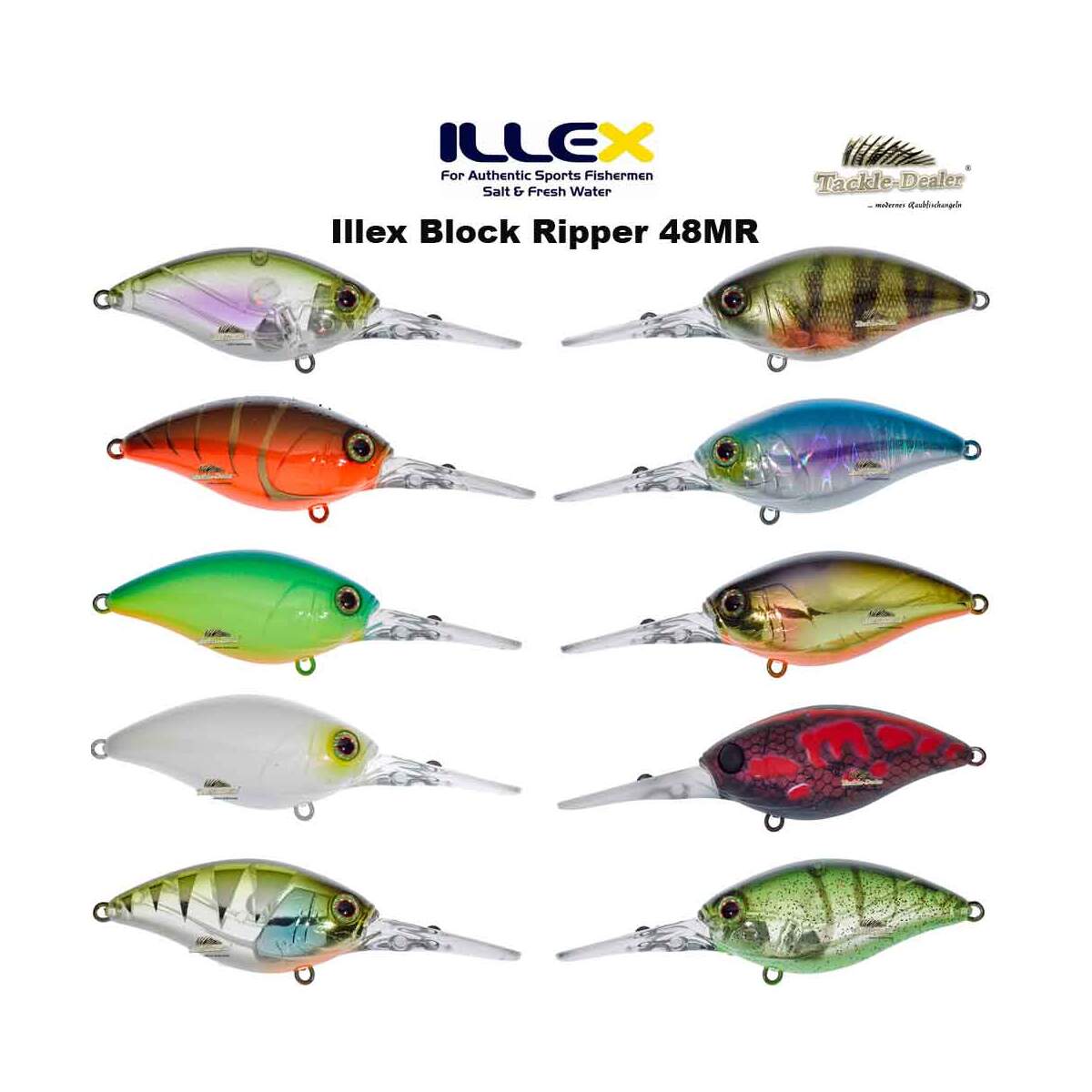 Acquista Jackall Block Ripper 48 MR Esca Galleggiante Babataku White Craw (9354) a partire da 16