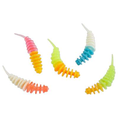 Balzer Trout Collector Forellenwürmer Mix 4/ 7cm / Knoblauch 407