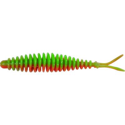 Magic Trout T-Worm V-Tail neon grün/orange 002