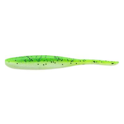 Keitech Shad Impact 4" Chartreuse Pepper Shad