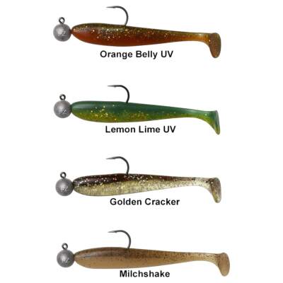 Effzett RTF Soft Lures RTF Greedy Shad 12cm Lemon Lime UV