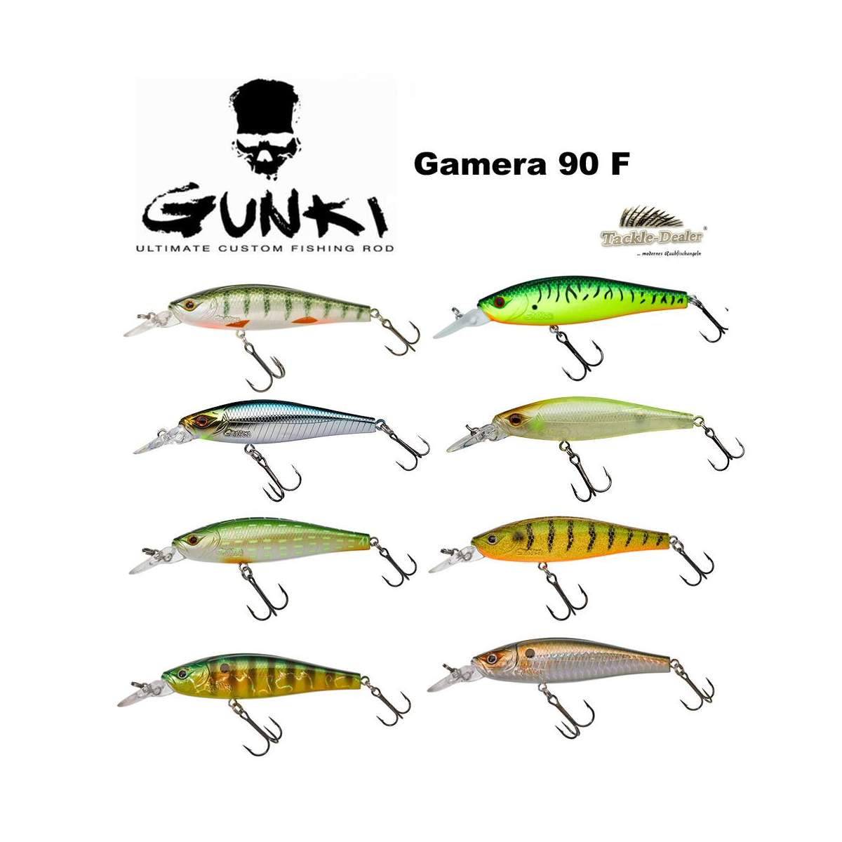 Gunki Gamera 90 F UV White Wobbler 