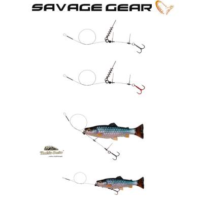 Savage Gear Line Thru Corkscrew Rig 72243, #2, 30cm