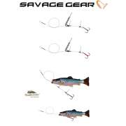 Savage Gear Line Thru Corkscrew Rig 72243, #2, 30cm