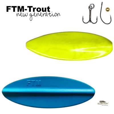 FTM Inline Spoon Omura Maxi 3,5g blau UV / gelb UV