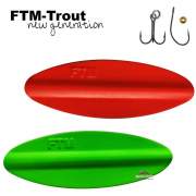 FTM Inline Spoon Omura Maxi 3,5g orange UV / grün
