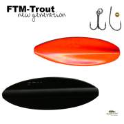 FTM Inline Spoon Omura Maxi 3,5g black / UV fluorot