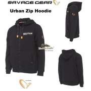 Savage Gear Urban Zip Hoodie black