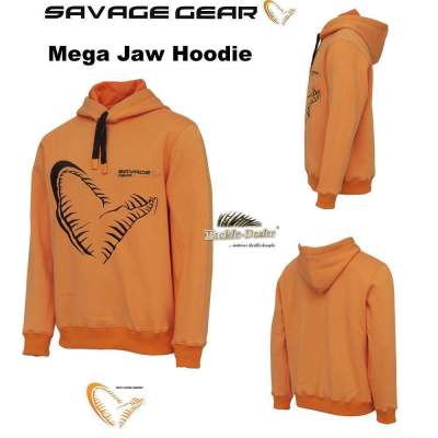 Savage Gear Mega Jaw Hoodie Sun Orange