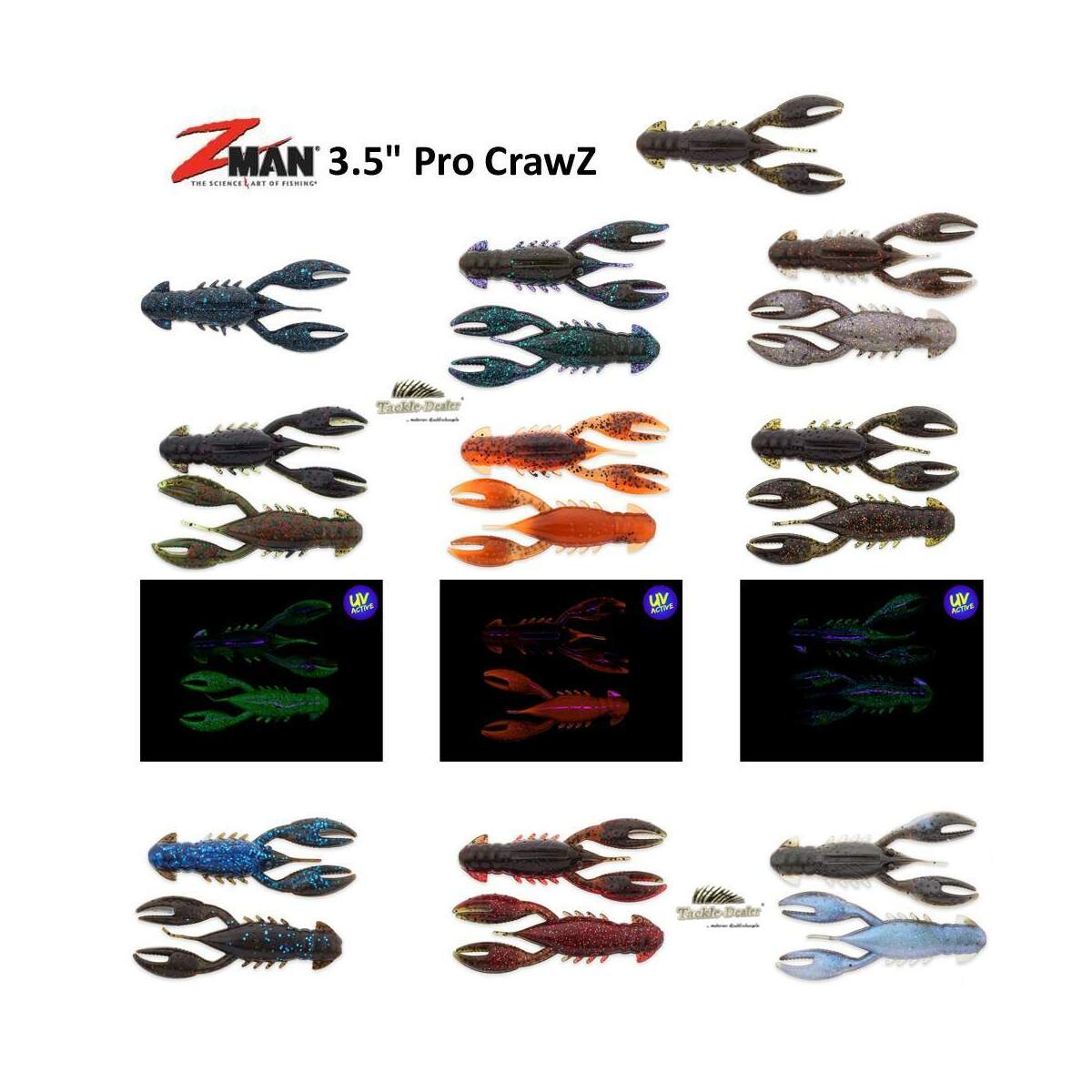ZMan 3.5" Pro CrawZ, 6,99