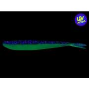 Lunker City Fin-S Fish 4" Blue Chartreuse