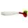 Relax King Shad 4", 11cm 001RT weiss Red Tail