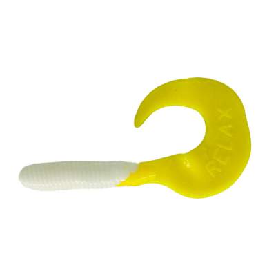 Relax Twister 2,5" 6cm weiss gelb 055