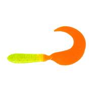 Relax Twister 2,5" 6cm chartreuse-glitter / orange 127