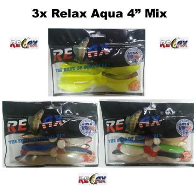 3 verschiedene Relax Aqua 4 Farbmixe a 10  Gufi´s