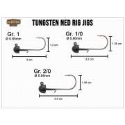 CAMO Tungsten Ned Rig Jig Gr. 1/0, 3,5g