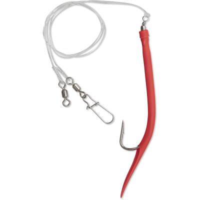 Naturköder Rig Dorsch 1,00 m rot