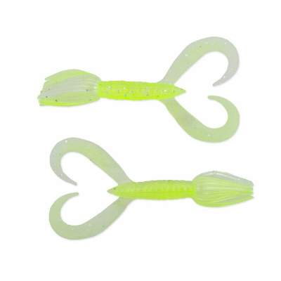 Keitech Little Spider 3" Chartreuse Shad