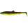 Westin BullTeez Shadtail 9,5cm 563 Black Chartreuse