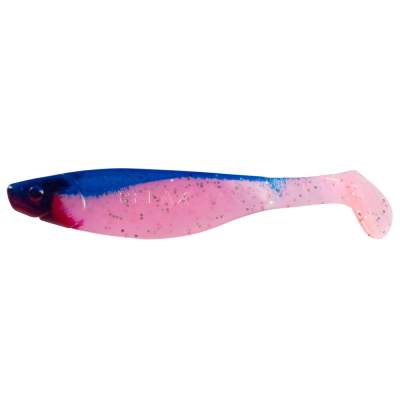 3 Stück 5" Relax Kopyto River 13cm 332 hot pink Glitter Perleffekt / blau