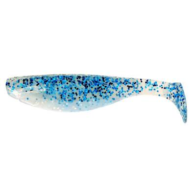 (4 Stück) 4" Relax Kopyto River 11cm B304 blauperl-Glitter / oceanblue Glitter