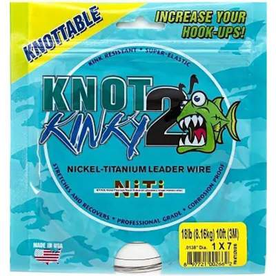 Knot 2 Kinky 1x7 Nickel-Titanium Vorfachmaterial 5,4 kg /12lb