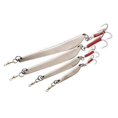 SOLVKROKEN RUSTFRI SVENSKEPILK Edelstahl Bergmann Pilker Jigger 75-250g EUR 9,99 - DE
