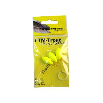 FTM Trout Piloten oval gelb/rot