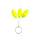 FTM Trout Piloten oval gelb/rot