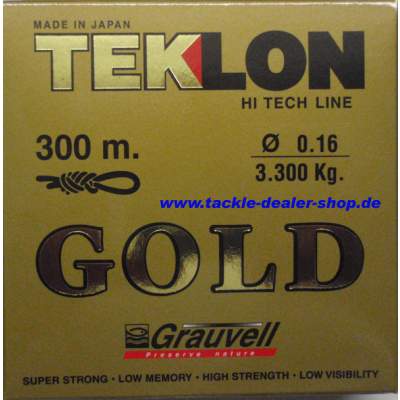 Grauvell Teklon Gold 0,16 mm (300m Rolle)