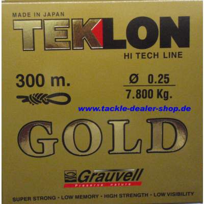 Grauvell Teklon Gold 0,25 mm (300m Rolle)