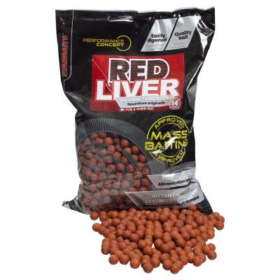 Starbaits PC Red Liver Boilies Mass Baiting 3kg