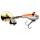 Berkley Pulse Spintail 14g  Orange Glitter