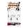 Ryugi Featherd Treble White | Black - Drilling mit Federn
