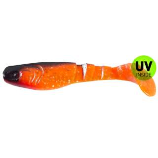 074 orange glitter schwarz